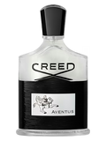 Creed Aventus perfume bottle on a white background